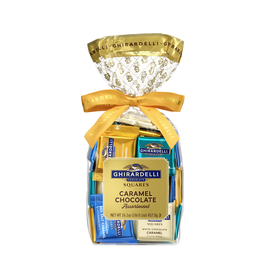 Caramel Chocolate Assorted SQUARES Gift Bag 1lb 1 Caramel Chocolate Assorted SQUARES Gift Bag 1lb
