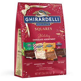 Assorted Holiday Chocolate SQUARES 12 oz Bag