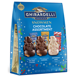 Assorted Holiday Chocolate Snowmen 10.2 oz Bag