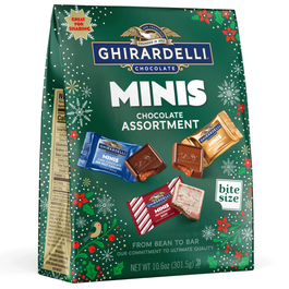 Assorted Holiday Chocolate Minis 10.6 oz Bag