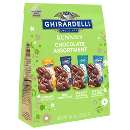 Assorted Chocolate Bunnies 10.3oz Bag 6 Assorted Chocolate Bunnies 10.3oz Bag