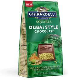 Dubai Style Chocolate SQUARES 4.4 oz Bag