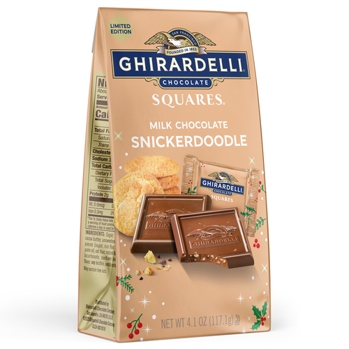 Milk Chocolate Snickerdoodle SQUARES 4.1 oz Bag