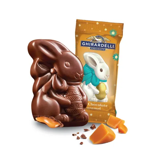 Milk Chocolate Caramel Bunnies Case Pack (500 ct) 2 Milk Chocolate Caramel Bunnies Case Pack (500 ct)