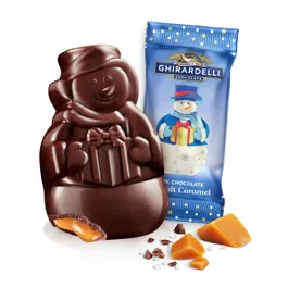 Dark Chocolate Sea Salt Caramel Snowmen Case Pack (500 ct)